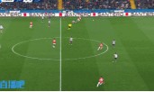左路走廊，暴力美学！特奥左路突进，小角度大力爆射破门