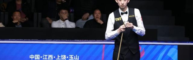 电竞比分-赵心童、张安达止步世界公开赛8强 吴宜泽成“独苗”